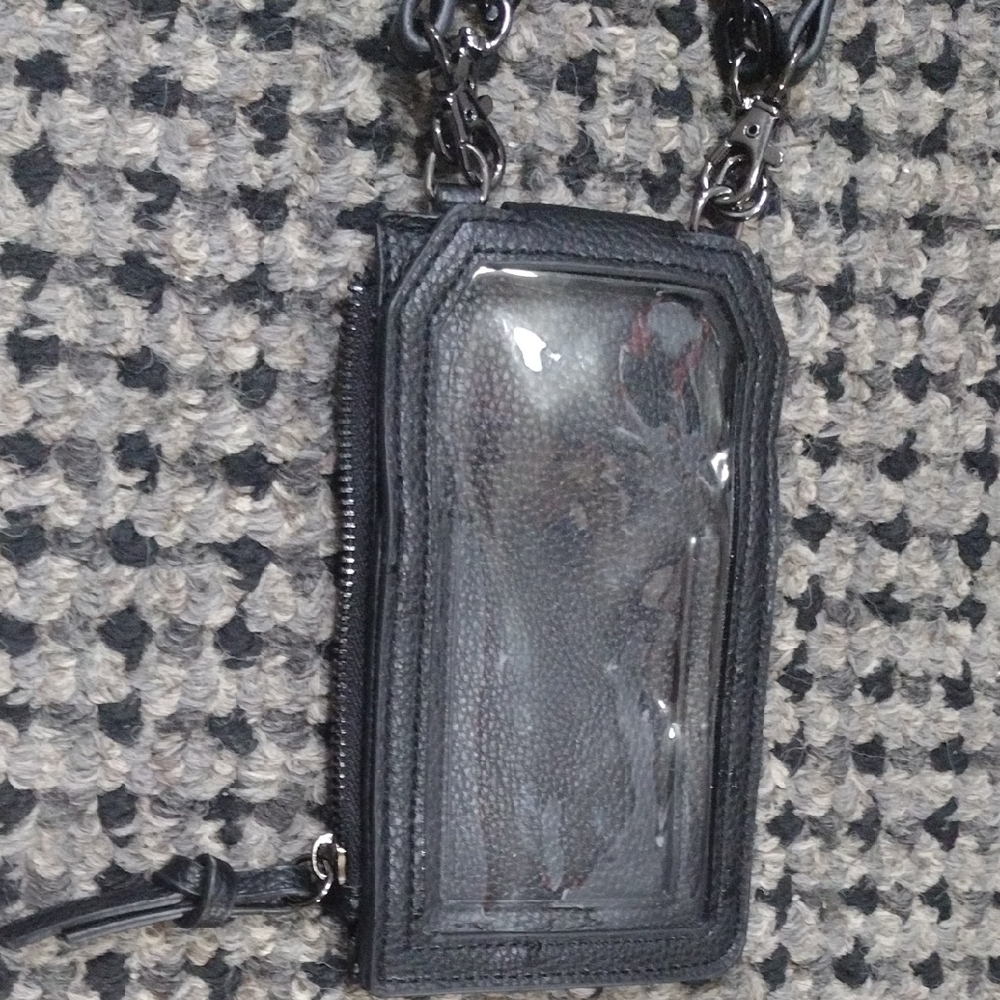 No Boundaries Black Phone Crossbody Case - Picture 2 of 10